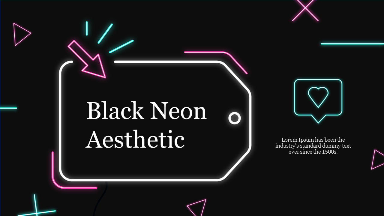 Black Neon Aesthetic